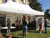 Informationsstand beim UN-Tag der Artenvielfalt im Botanischen Garten