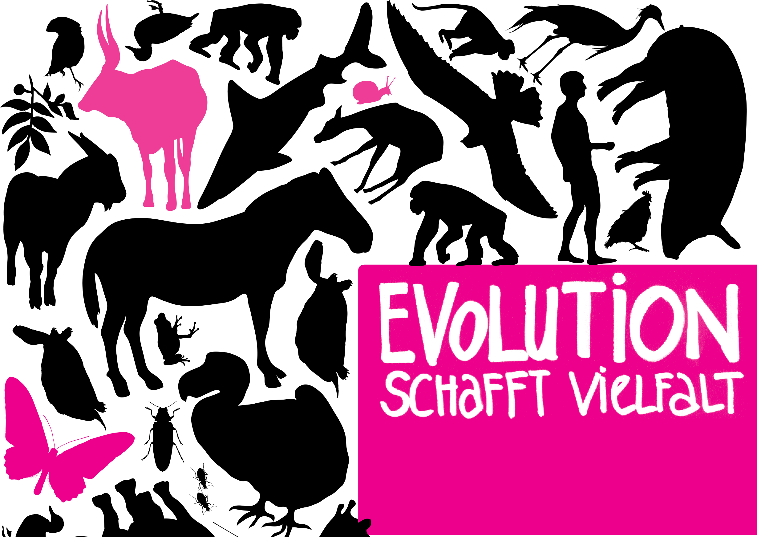 Evolution schafft Vielfalt Logo